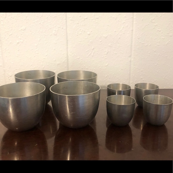 Cool vintage Kirk pewter cocktail rocks and shot Jefferson cups - Picture 7 of 8